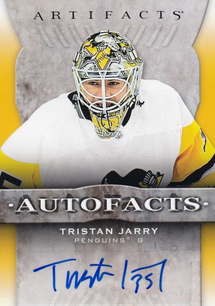 AUTO karta TRISTAN JARRY 21-22 Artifacts Autofacts číslo AF-TJ